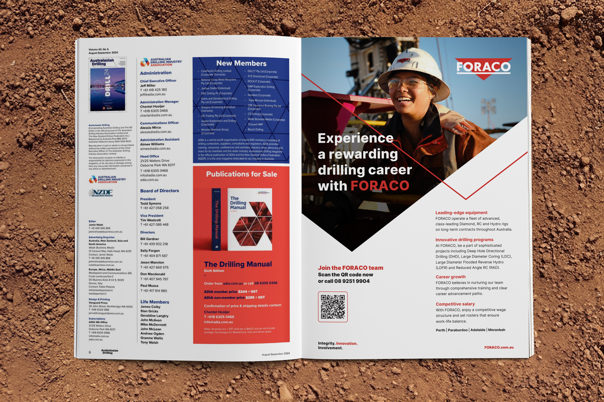 FORACO ADM Women in Drilling Fullpage Ad