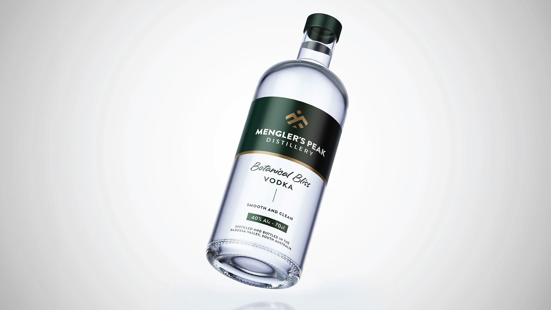 Mengler's Peak Vodka Bottle