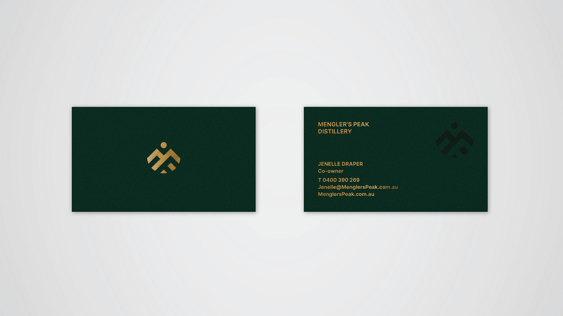 Mengler's Peak Business Card